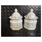 Christopher Stuart Fine China Dinnerware - Floral Border with Green Vine Pattern