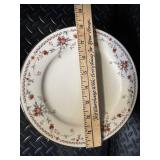 Noritake Ivory China Adagio 7237 Dinnerware Set - Floral Border with Cups & Saucers (Japan)