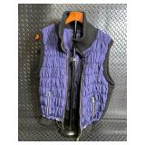 Calvin Klein Performance Vest - 2X Purple Quilted Puffer With Smartphone Pocket