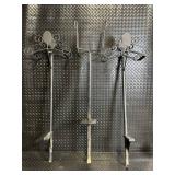 Liberty Garden Wrought Iron Plant Hanger Set - 3-Pack with Scroll Arms