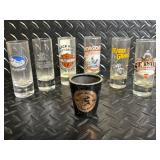 Harley-Davidson Shot Glass Collection - Daytona Bike Week 2002 & Event Logos