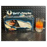 Harry the Flying Hog Battery-Operated Flying Pig Toy in Box & Harley-Davidson Flame Mug
