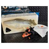 Harry the Flying Hog Battery-Operated Flying Pig Toy in Box & Harley-Davidson Flame Mug