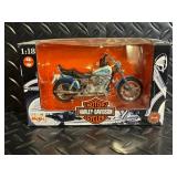 Harley-Davidson 1:18 Maisto Die-Cast Motorcycles - (Lot of 5)