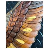 Harley-Davidson Eagle Wall Plaque - Carved Wood Decor