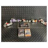 Harley-Davidson Limited Edition Collector Tin with 2 Card Decks & 6 Die-Cast Bikes