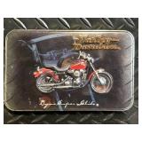 Harley-Davidson Limited Edition Collector Tin with 2 Card Decks & 6 Die-Cast Bikes