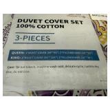 3 Piece King Duvet Cover Set