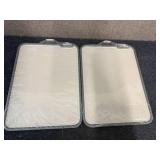 2 Double Sided Cutting Boards