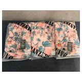 3 Matching Tropical Shirt And Short Sets - Xxl