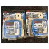 2 Packs Of 3M High Strength Hole Repair Kits