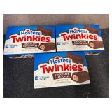 3 Boxes Of Hostess Chocolate Twinkies