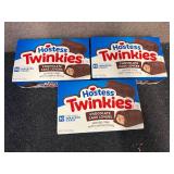 3 Boxes Of Hostess Chocolate Twinkies
