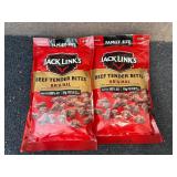 2 Family Sized Bags Of Jack Links Beef Tender Bites