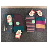 4 Pairs Of Tan Muk Luks Socks
