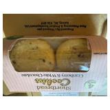 12x 4pk Cranberry & White Chocolate Shortbread Cookies