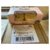 12x 4pk Cranberry & White Chocolate Shortbread Cookies