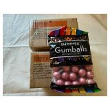 2x4ct- 8oz Bags Shimmer Gumballs-Pink