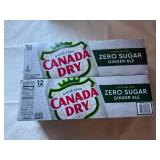 2x 12pk Canada Dry Ginger Ale-Zero Sugar