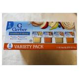 2x 8-8oz 2pks Gerber Breakfast & Dinner Baby Food 3/31/2029