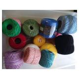 Bin of Mercerized Cotton Crochet Threads