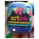 Bin of Mercerized Cotton Crochet Threads