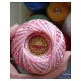 Bin of Mercerized Cotton Crochet Threads