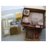 Wooden Stamps, Embossing & Card Making Supplies