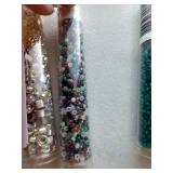 (5) New Glass Seed Beads Tubes
