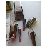 Vintage Tin of Bias Tape Makers