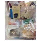 Bin of Velcro, Patches & Sewing Notions