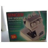 Mini Singer Serger w/ Manual & Box