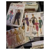 Bin of Vintage Patterns