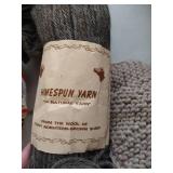 Unfinished Blanket Project w/ 8.5" Squares & Yarns