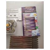 Darning Tool, Hemming Birds, Marking Guide & Sewing Gauge