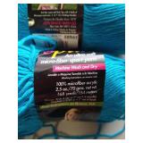 (3) Skeins Lion 100% Microfiber Yarn