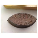 Vintage "Asbestos Sad Iron" & Tailor