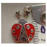 925 Lady Bug Charm