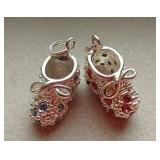 925 Baby Boots Charms