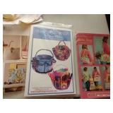 Purse Making Lot: Fabric, Trim, Patterns, Etc