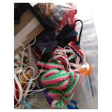 Bin Full of Cording & Ribbon Accents