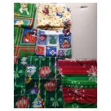 (14) Cotton Holiday Themed Fat Quarters