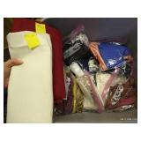 Bin of Silks, Satins, Crushed Velvets, Etc.