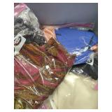 Bin of Silks, Satins, Crushed Velvets, Etc.