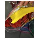 Bin of Silks, Satins, Crushed Velvets, Etc.