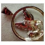 Eagle Pendant Marked Sterling