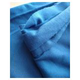 Bright Kid Cottons, Flower Panel, Prairie Points; Blue Backing