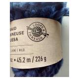 (2) Skeins Chunky Blue Yarn