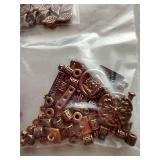 Copper Beads, Spacers & Charms
