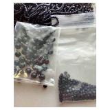 Black Seed Beads, Various Styles/Sizes